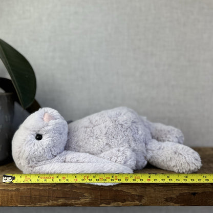 Jellycat Bashful Bunny Lilac - Light Purple Bunny White Tail Rabbit 12” Retired