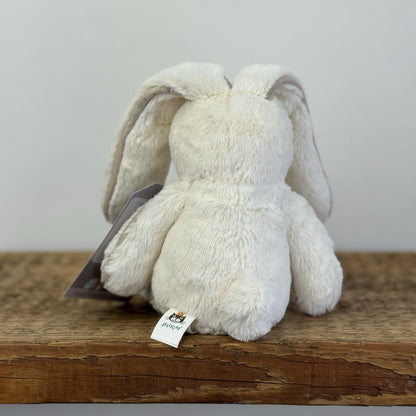 Jellycat Small Piper Bunny - White Retired Small Piped Bunny Rare NWOT 8"