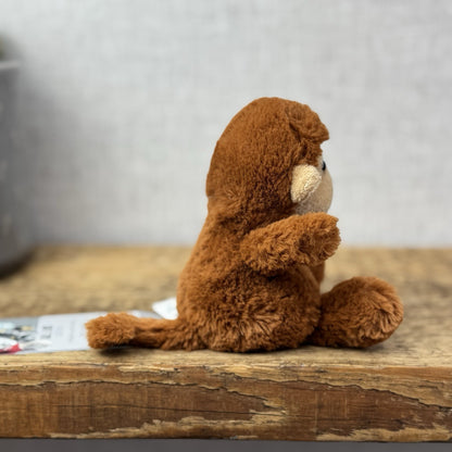 Jellycat Baby Poppet Monkey - Miniature Beanie Monkey Brown Soft Toy Rare 4”