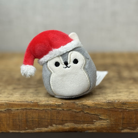 Squishmallow Squishville - Tilman Christmas Wolf Soft Toy Advent Christmas Mini