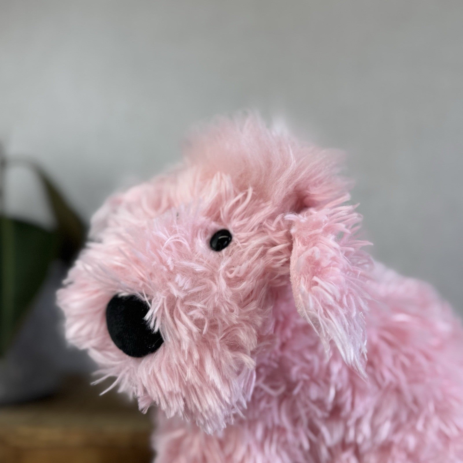 Jellycat Pink Truffles Puppy Dog  - Truffles Puppy Soft Pink NWOT Cushion 14”