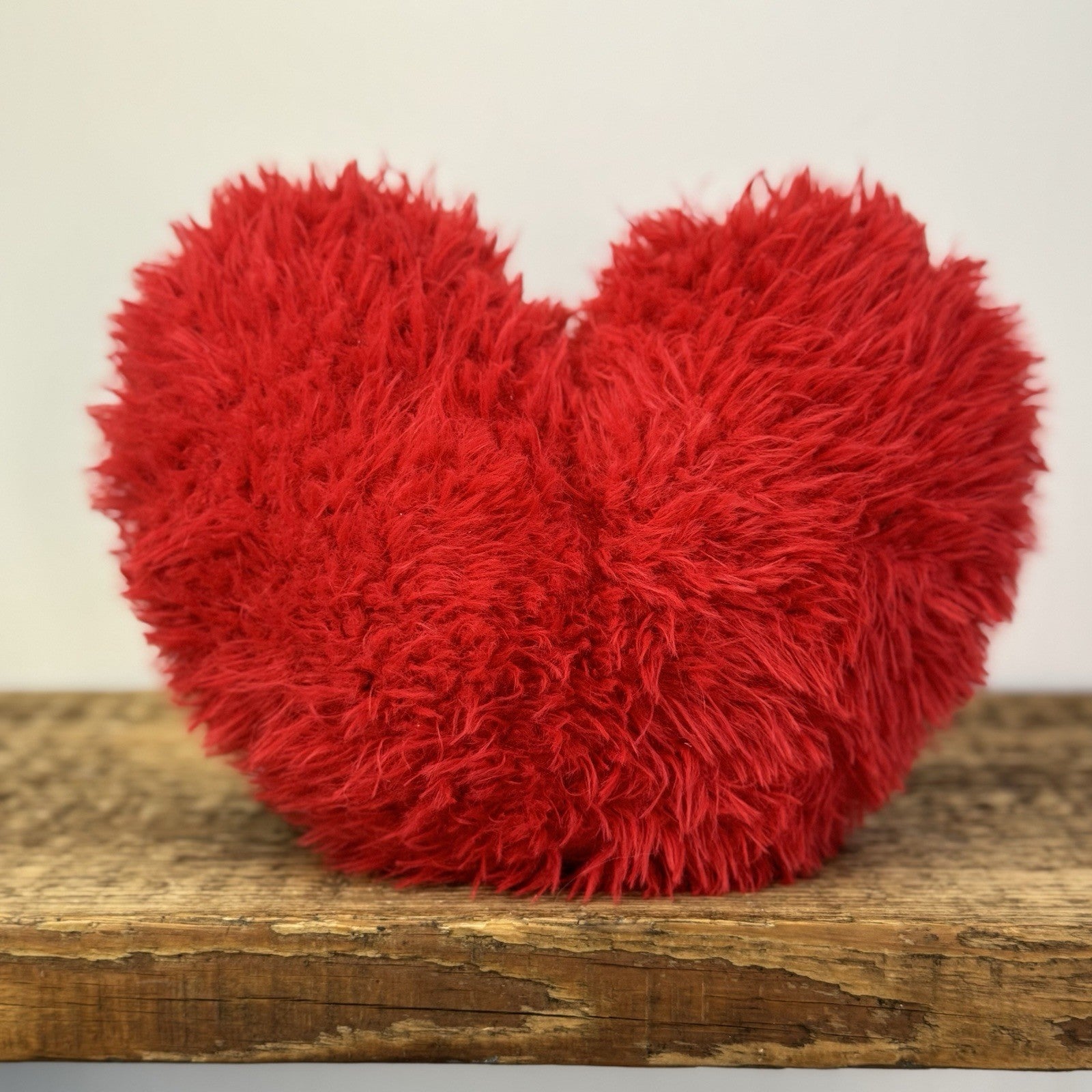 Jellycat Beatie Heart - Valentines Fluffy Red Heart Soft Toy Retired Larger 9"