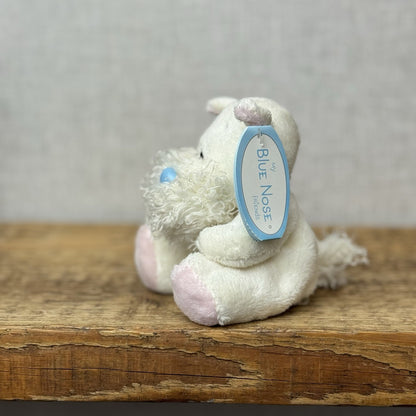 Blue Nose Friends - Digger Westie Dog #24 Pink/White Miniature Plush NWT 5"