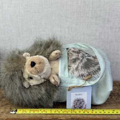 Wrendale Designs - Hannah Dale Soft Toy Mabel Hedgehog New With Bag & Tags