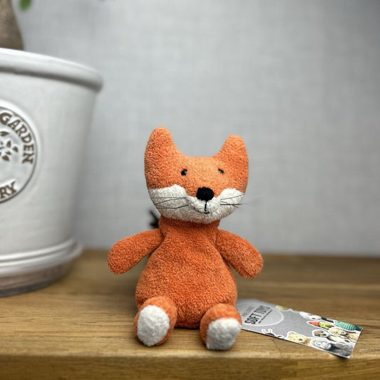Jellycat Small Noodle Fox - Small Red Fox Chunky Tail - Small Retired Fox 7”