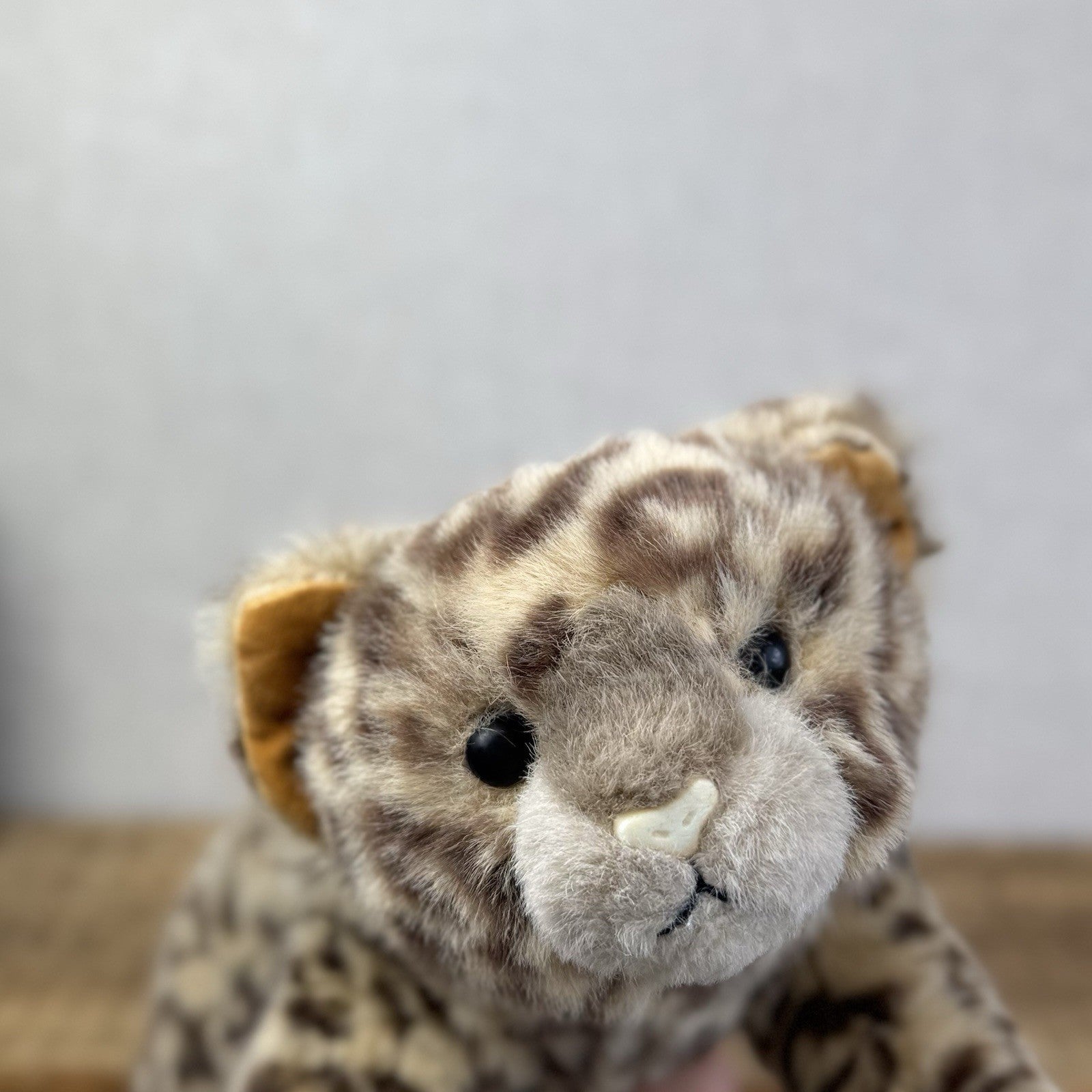 Ty 1991 Chi Chi Cheetah Leopard Plush Laying Down Vintage Floppy Cat 15”
