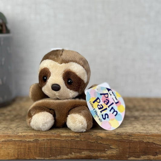 Aurora - Slomo Sloth - Palm Pals Mini Beanbag Plush Mini Sloth Wild Animal New