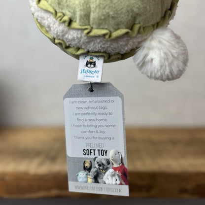 Jellycat Dainty Dessert Bunny Macaron - Green Bunny Amuseable New Without Tag 5”