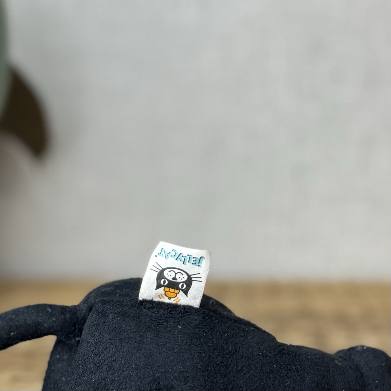 Jellycat Small Bumble Cat - Small Suede Black Cat  Retired Rare Vintage Mini 6”