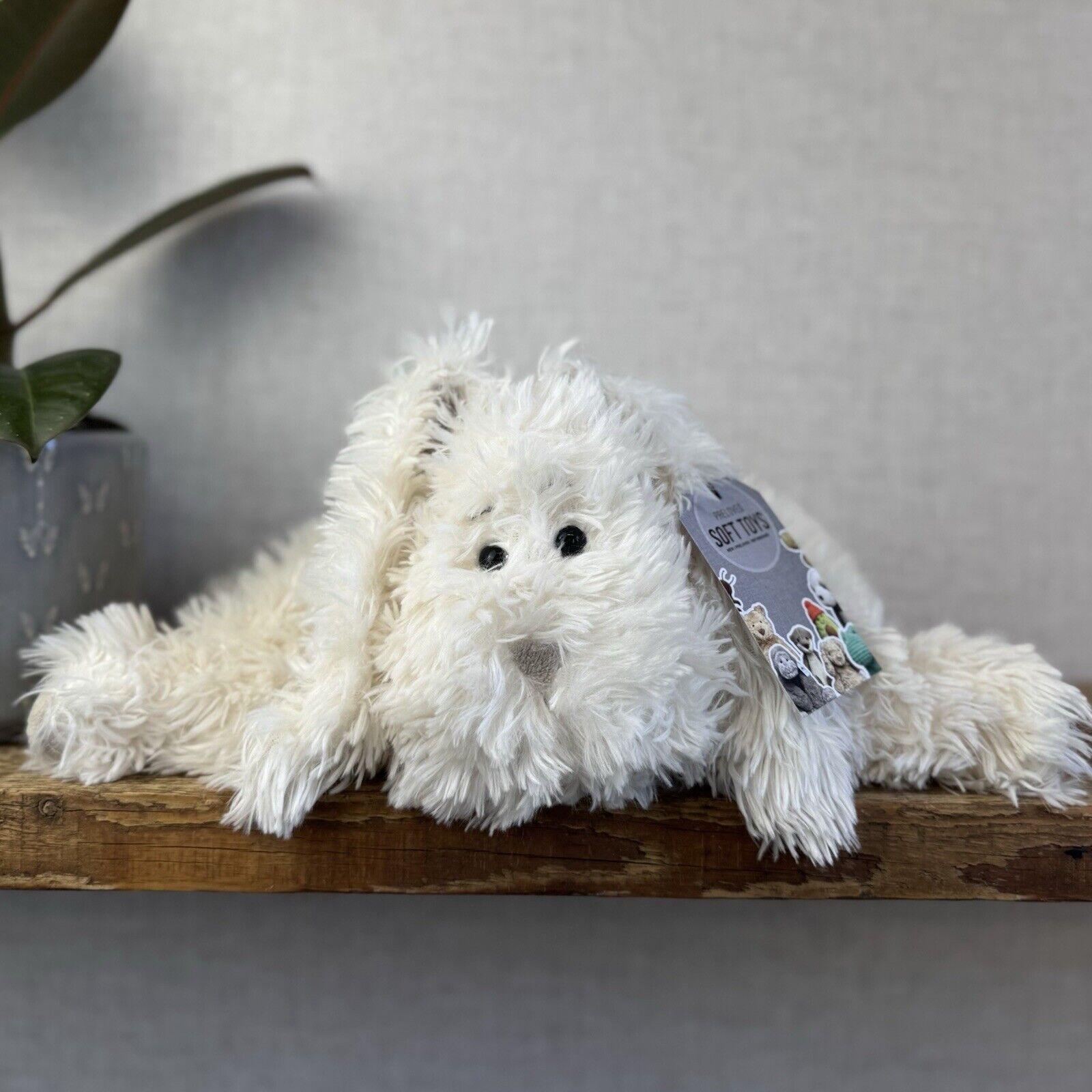 Jellycat Medium Truffles Rabbit - Bunny Cushion - Truffles Rabbit Pillow 14”