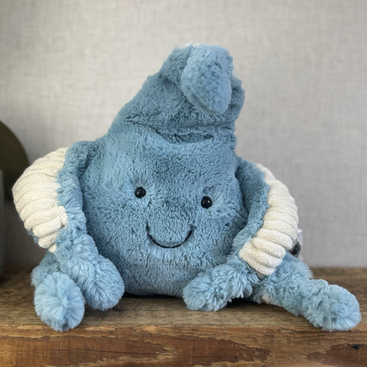 Jellycat Skye Starfish Plush Toy Large Blye Beanie Starfish Plush With Tags 16”