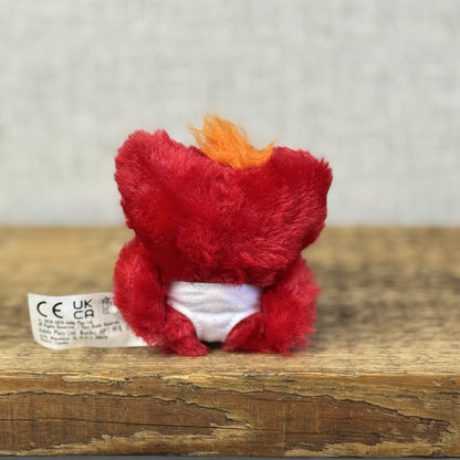Fuggler Baby Fugg -  Series 3 - Munch Munch Red Fluffy Miniature Fugg Baby 3.5"
