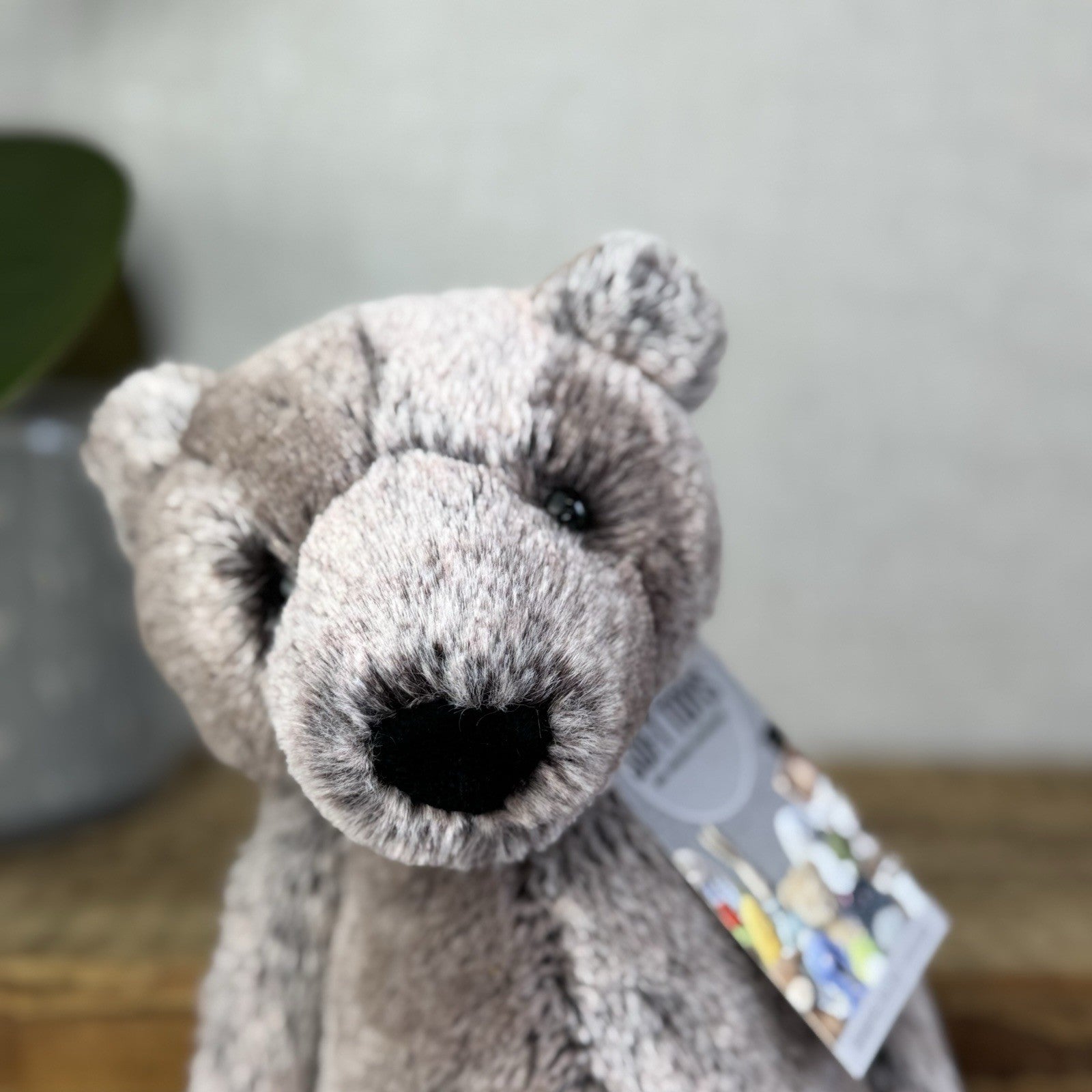 Jellycat Bramble Bear - Medium Woodland/cottontail colour Bashful Bear 12"