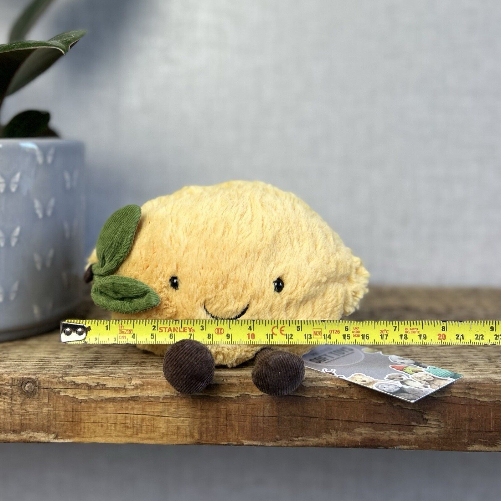 Jellycat Small Amuseable Lemon - Small Lemon With Legs - Food Play Soft Toy 6"