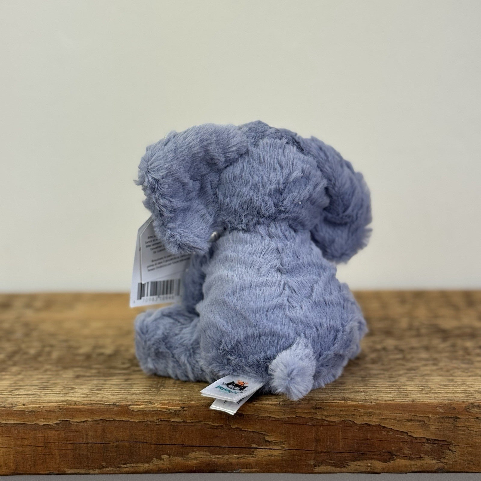 Jellycat Tiny Fuddlewuddle Elephant - Blue Soft Toy Retired Beanie New With Tags