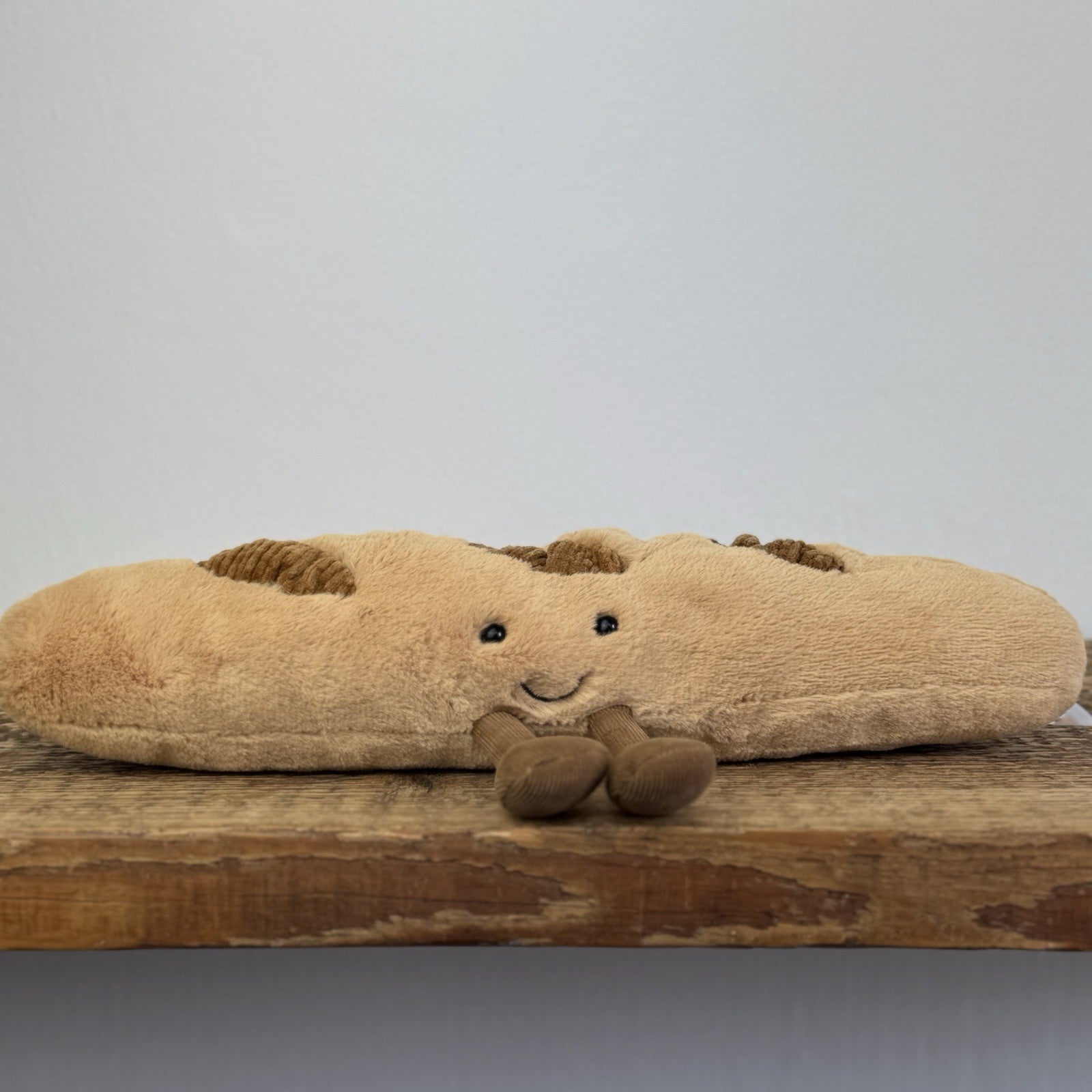 Jellycat Amuseable Baguette New Style - Beanie Bread Soft Toy  - (Damage label)