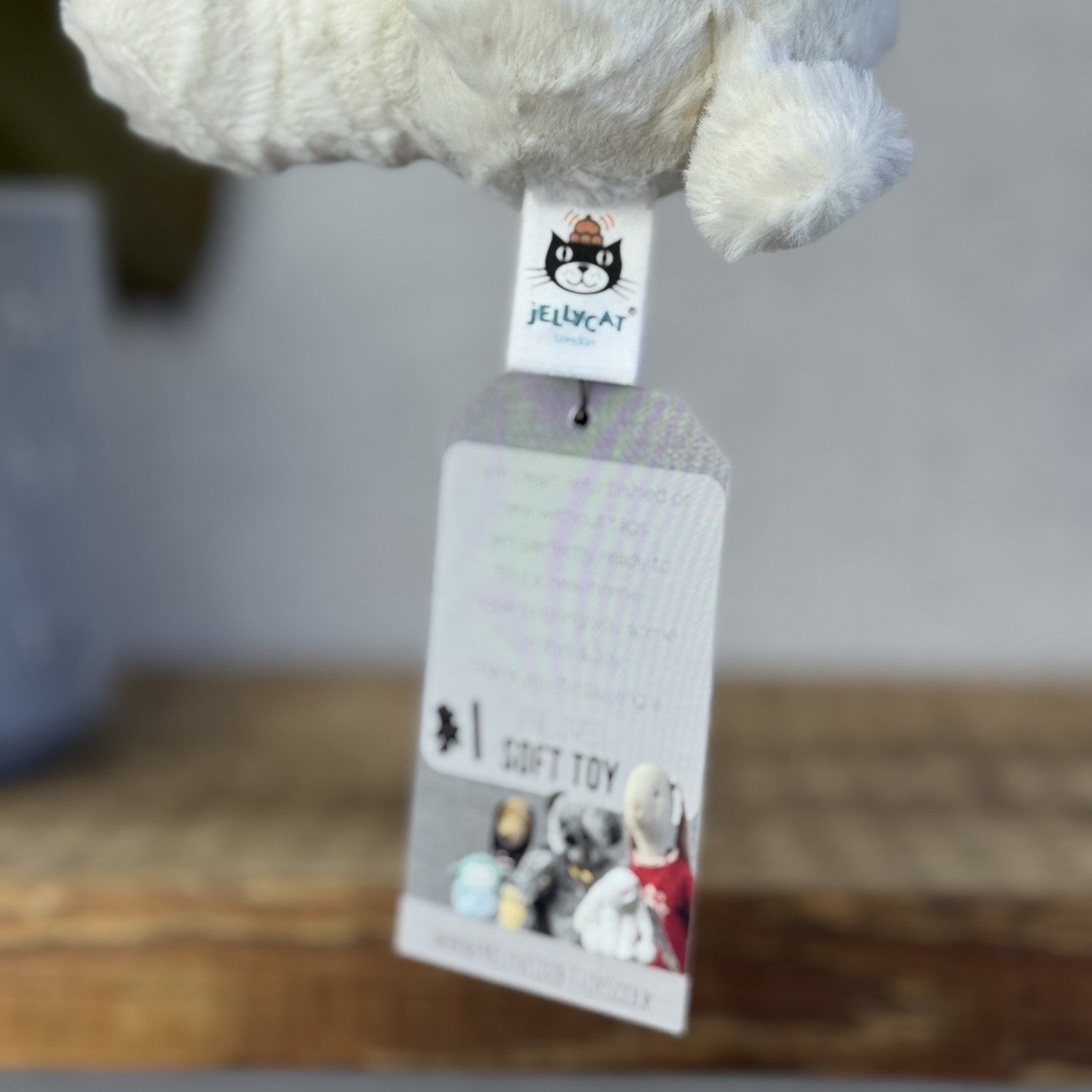 Jellycat Tiny Baby Fuddlewuddle Lamb - Baby Pocket Pal Beanie White Lamb 4” (#1)