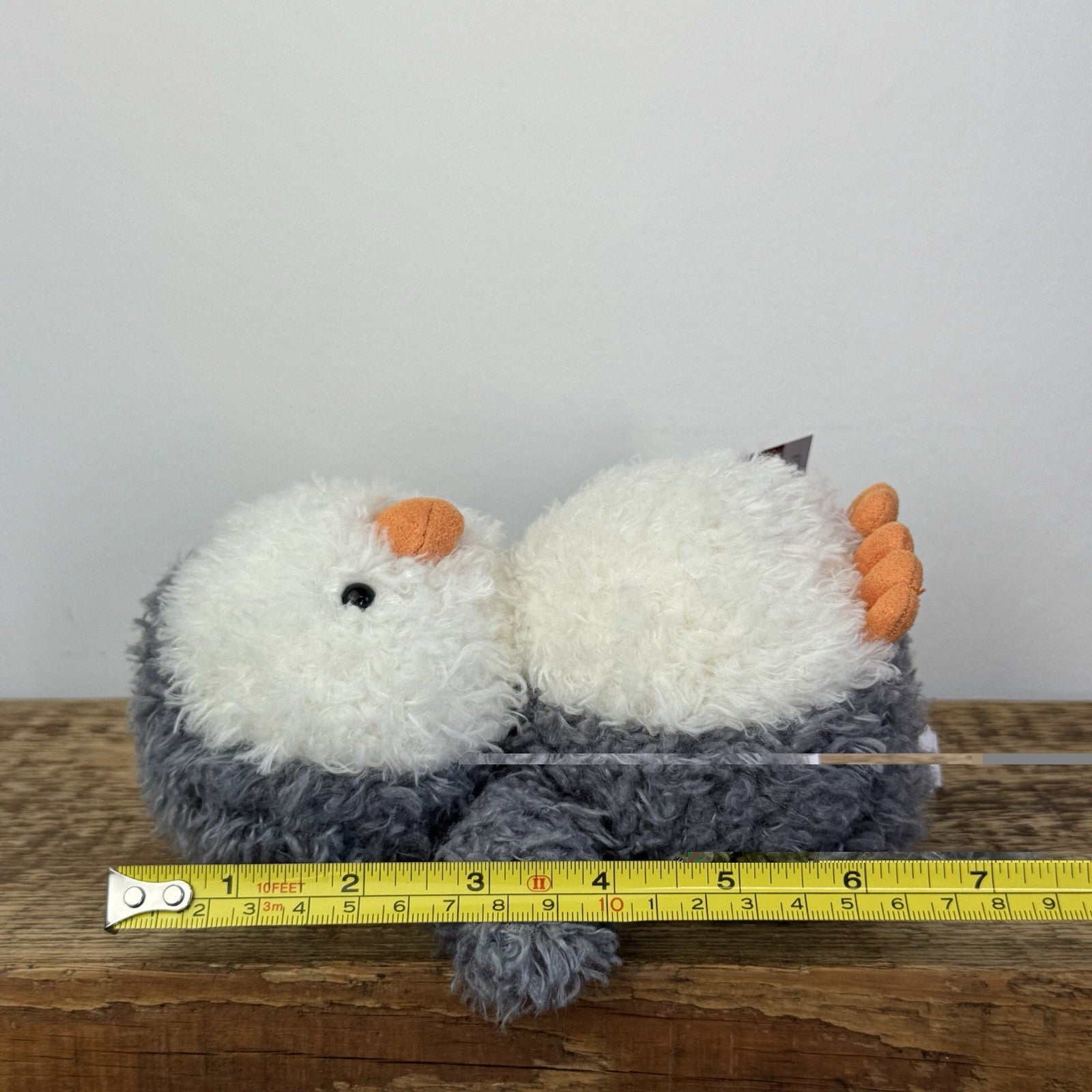 Jellycat Little Penguin - Fluffy Penguin Small Beanie Plush Retired 7"