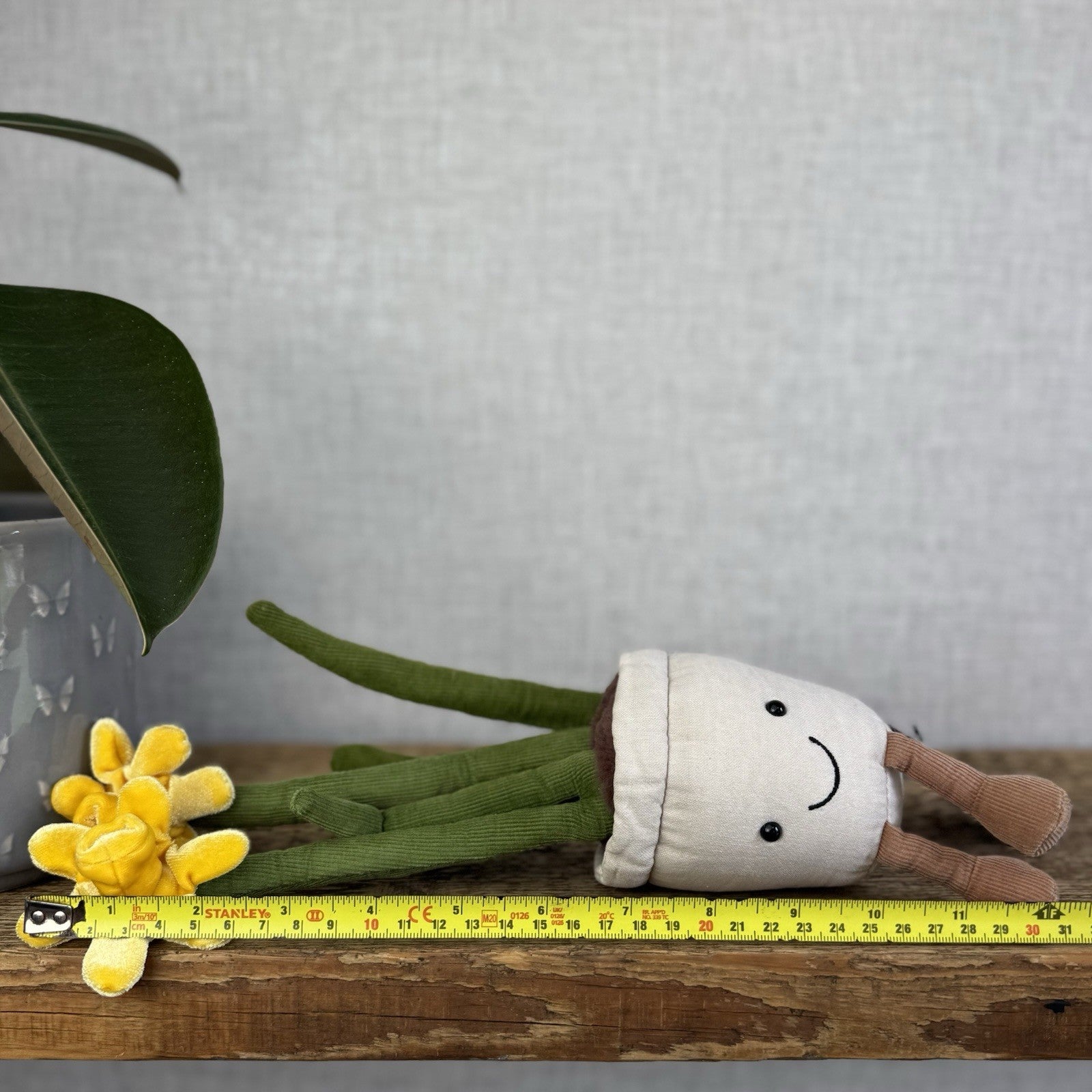 Jellycat Amuseable Daffodil Plant Pot - Retired Soft Toy Flower Pot Plush Medium