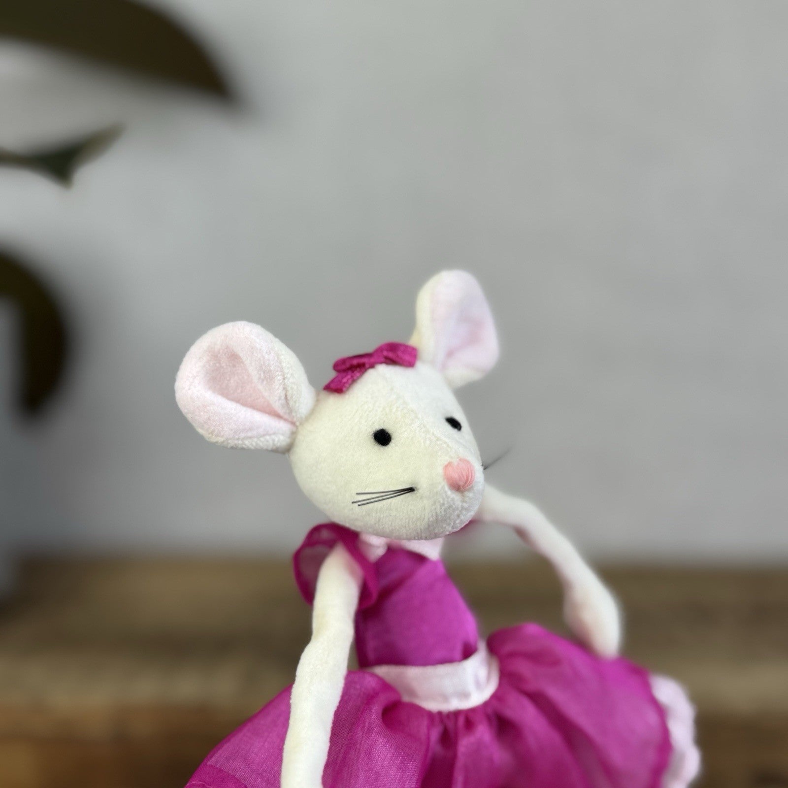 Jellycat Pirouette Mouse - Pink Ballerina Vintage Mouse Mini Soft Toy Small 9”