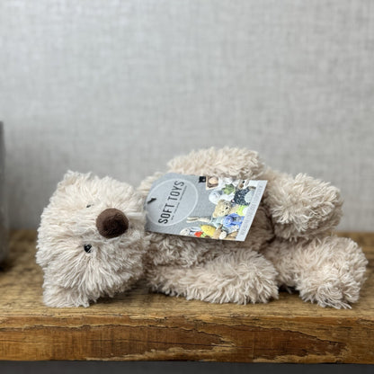 Jellycat Small Biscuit Bear - Curly Off White Small Beanie Bear Retired (#2)