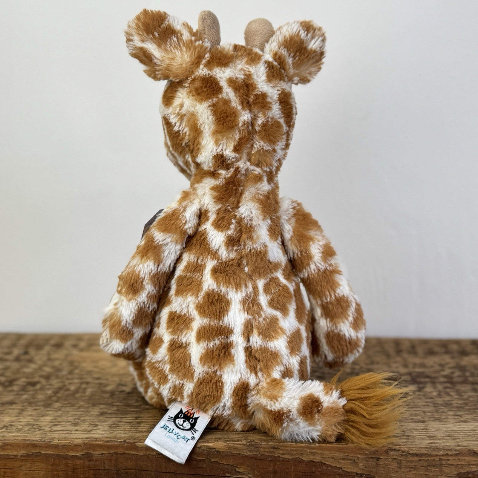 Jellycat Medium Bashful Giraffe (first Release/old Style) Beanie Retired 12"