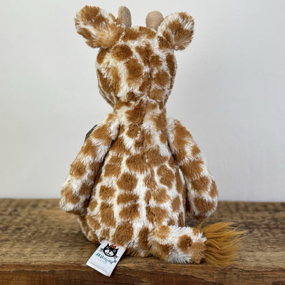 Jellycat Medium Bashful Giraffe (first Release/old Style) Beanie Retired 12"