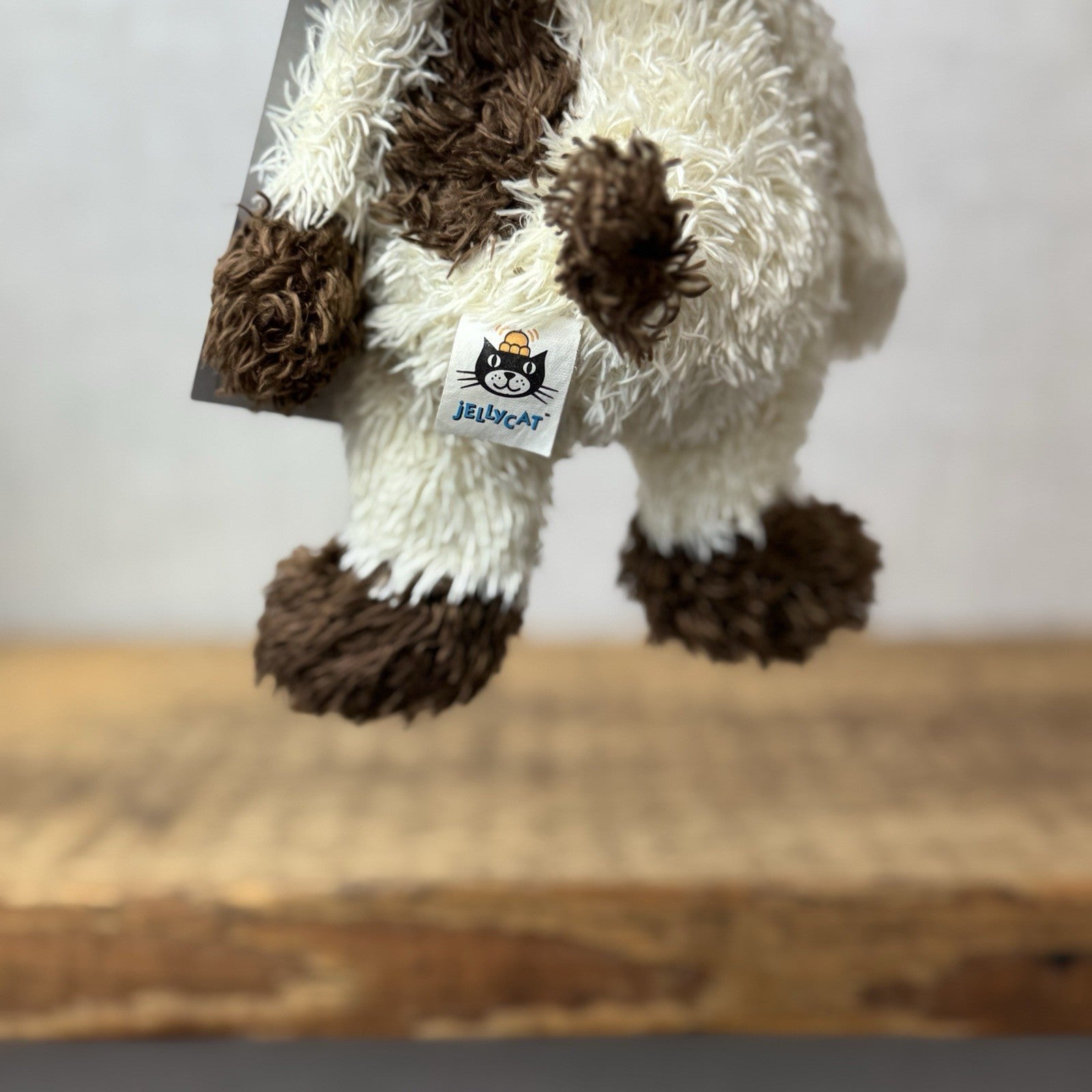 Jellycat Bunglie Tot Dylan Dog - Small Bunglie Puppy Beanie Vintage NWOT 7"