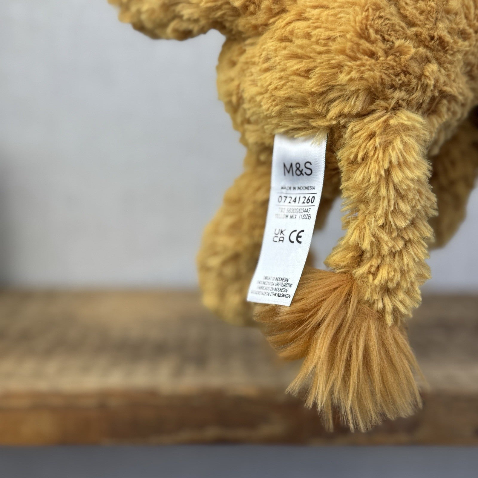 Marks & Spencers Soft Toy - M&S Lion Plushie Soft Toy ID 07241260 