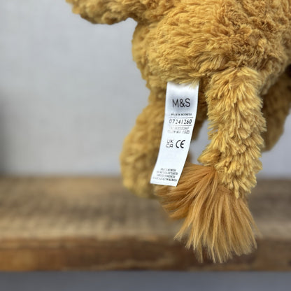 Marks & Spencers Soft Toy - M&S Lion Plushie Soft Toy ID 07241260 