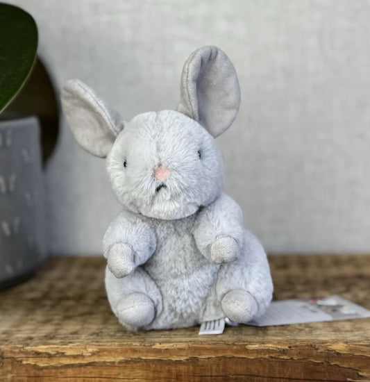 Jellycat Misty Chinchilla - Small Grey/Silver Beanie Chinchilla Pocket Pal 6"