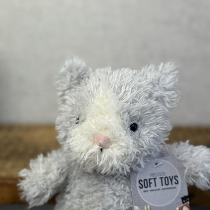 Jellycat Little Kitten - Small Grey Beanie Kitten Cat Retired Rare Small 7"