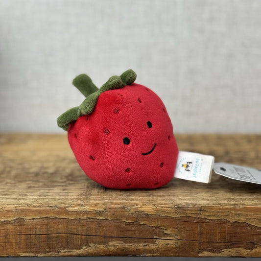 Jellycat Fabulous Fruit Strawberry - Soft Toy Play Food - Fruit Soft Toy 4”