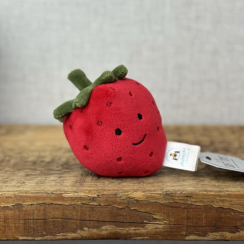 Jellycat Fabulous Fruit Strawberry - Soft Toy Play Food - Fruit Soft Toy 4”