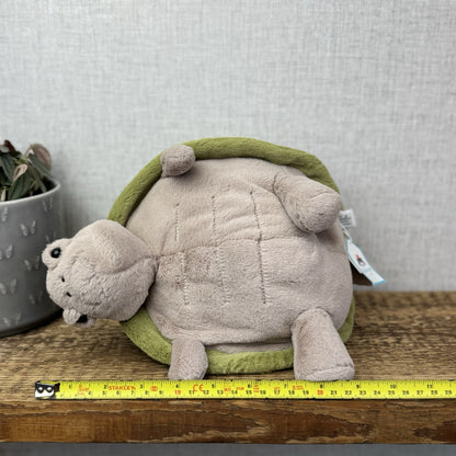 Jellycat Timmy Turtle - Grumpy Turtle Soft Toy (With Tags) Beanie Turtle 12"