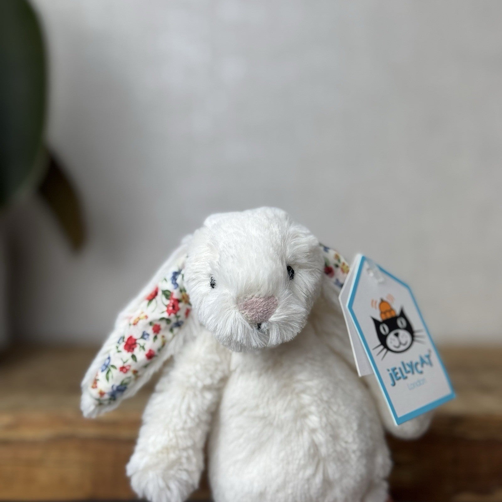Jellycat Baby Cream Blossom Bashful Bunny - Baby Cream Rabbit New With Tags 5”