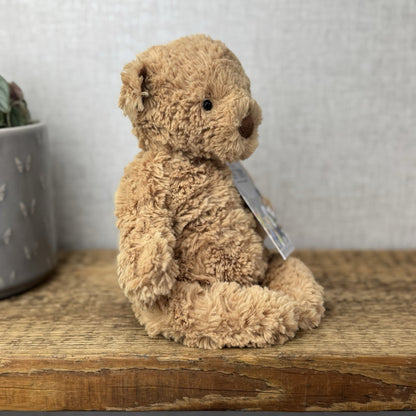 Jellycat MillyBoo Bear - Small Textured RARE Traditional Brown Bear Vintage 10"