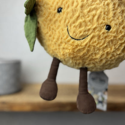 Jellycat Amuseable Lemon - Large Lemon With Legs - Food Play Soft Toy 8"