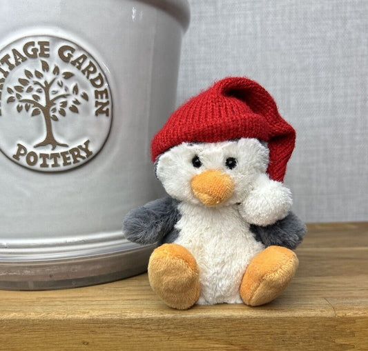 Jellycat Baby Poppet Penguin - Baby Poppet - Tiny Size 4” Little Penguin Hat