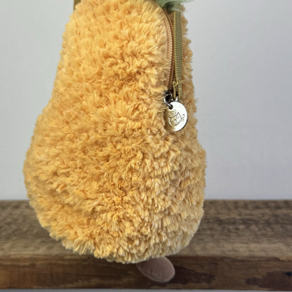 Jellycat Amuseable Pineapple Bag - Yellow Fruit Bag Collectible Zipped Bag