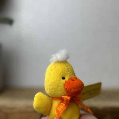 Anna Club Plush Beanie Duck - Tiny Beanie Duck Hanging New With Tags - Vintage 
