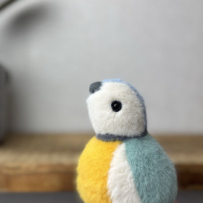 Jellycat Birdling Blue Tit - Birdling Jellycat Small Tiny Pocket Pal Beanie Bird