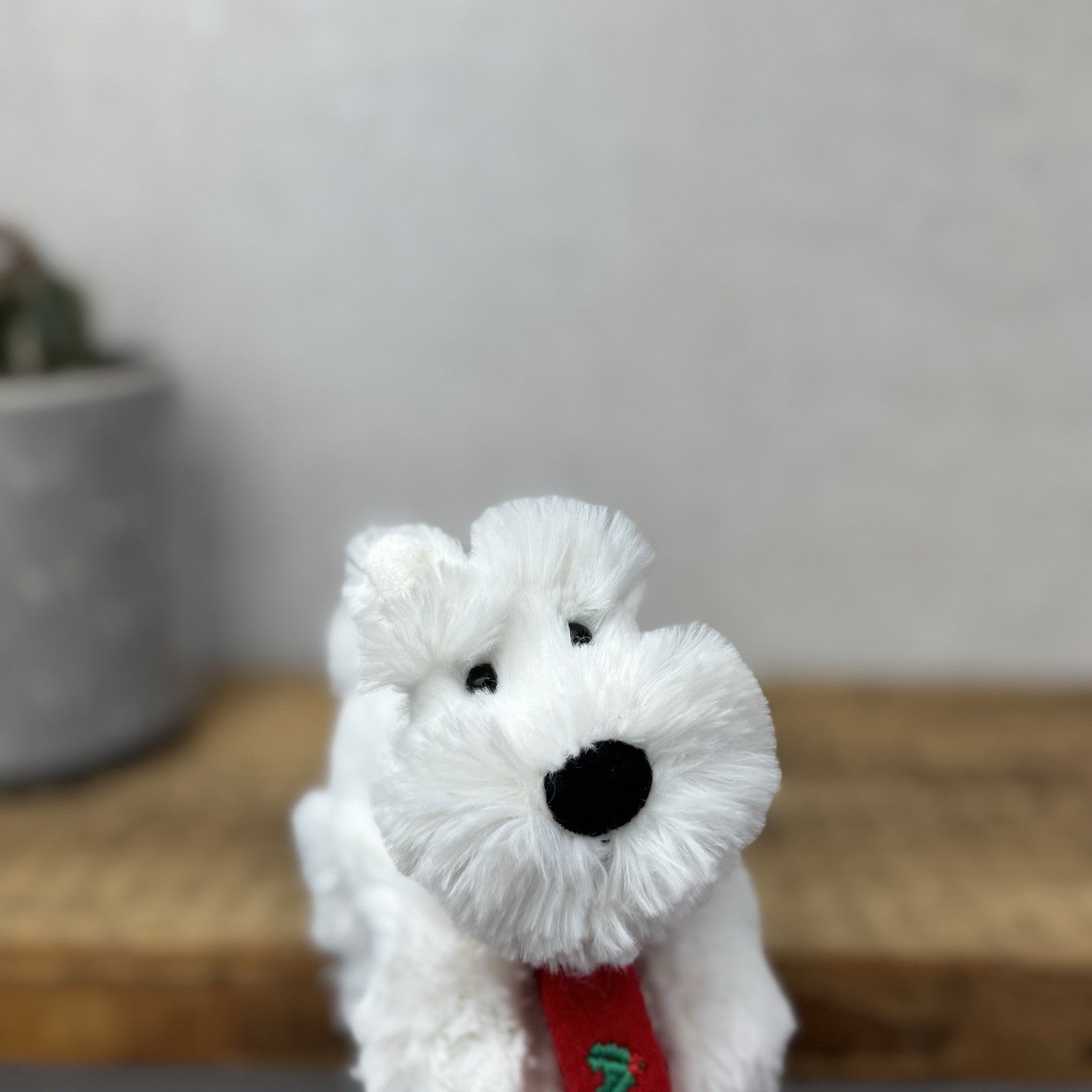 John Lewis Tiny Terrier Christmas Puppy 5” (Jellycat Collaboration) Small Puppy