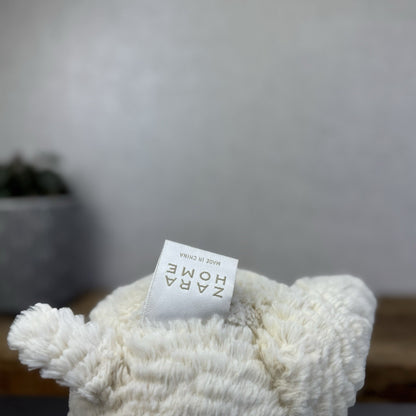 Jellycat Medium Fuddles Sheep Lamb Textured Zara Edition Soft Toy Beanie 12"