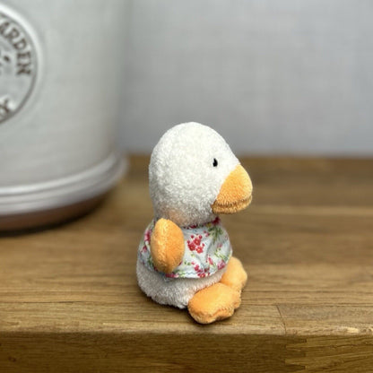 Jellycat Spring Sweetie Chick - Tiny Chick In Floral Top - Tiny Duck 4”