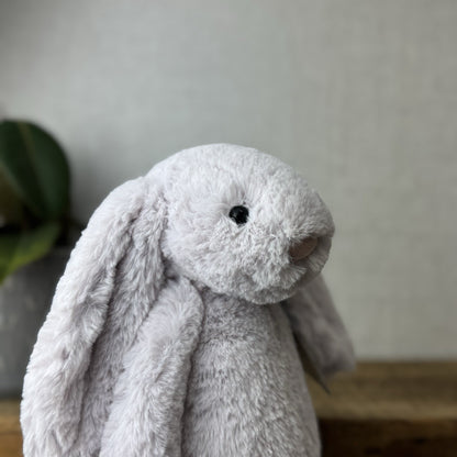 Jellycat Bashful Bunny Lavender - Light Pale Purple Bunny - Medium Rabbit 12”