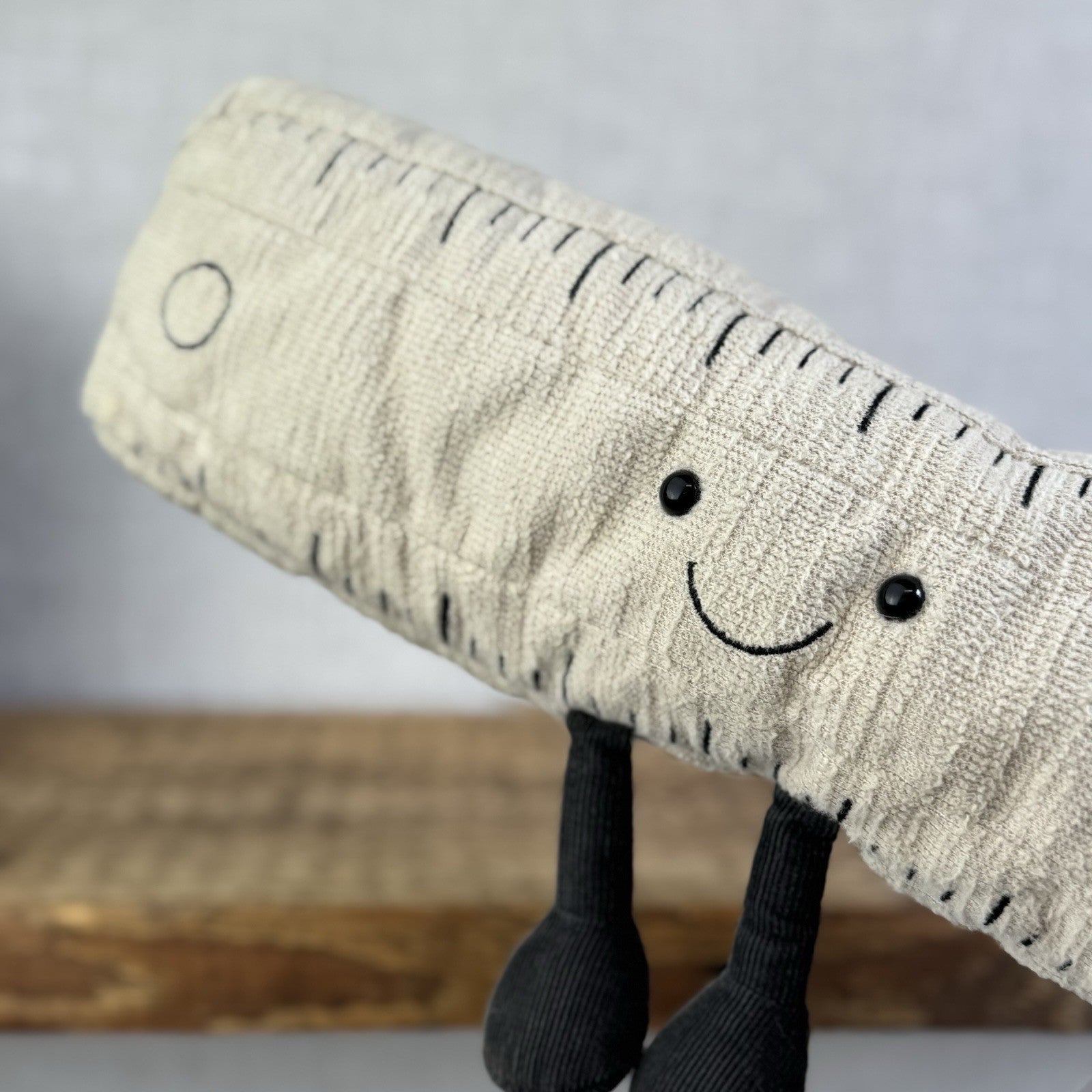 Jellycat Large Amuseable Ruler - Big Ruler Soft Toy Stationary Plush 12”