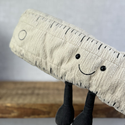 Jellycat Large Amuseable Ruler - Big Ruler Soft Toy Stationary Plush 12”