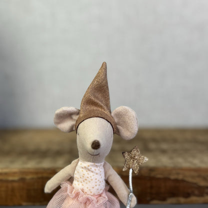 Maileg Toothfairy Mouse - Mouse OnlyFairy Mouse With Wand, Hat & Tutu