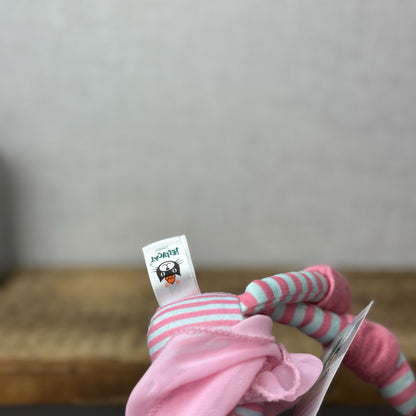 Jellycat Jazy Jiver Cream Bunny - Small Bunny Striped Ballerina Small Retired 8"